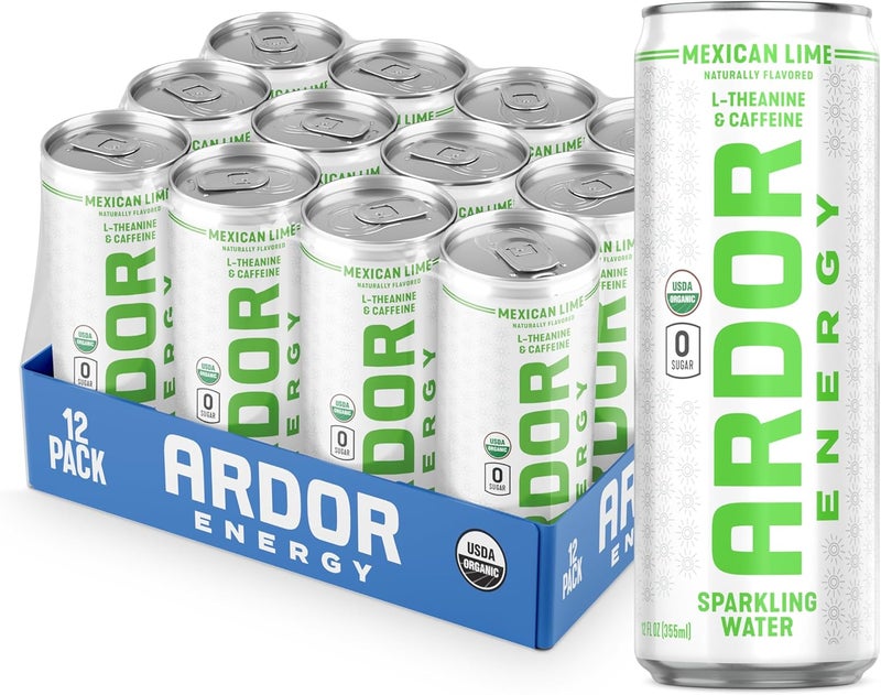 ARDOR ENERGY Sparkling Water - Mexican Lime 12 Pack - Image 1